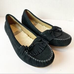 10 Sporto Patty Barefoot Wool Lined Suede Loafers